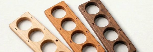 Custom flight boards in three wood types